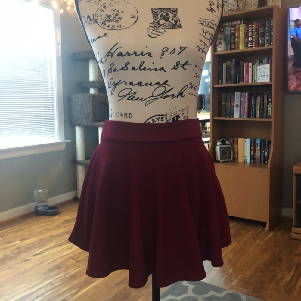 Red Circle Skirt